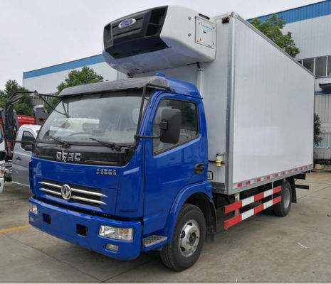 Dongfeng Diesel Freezer Cargo Container Truck 8T For Medicine Delivery