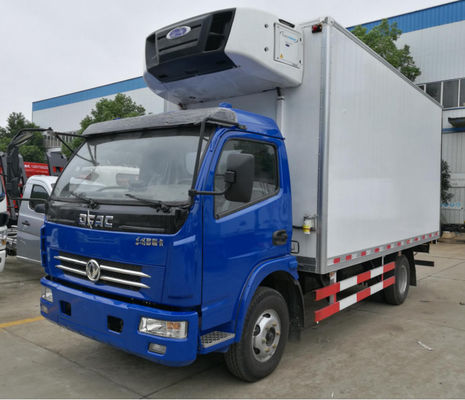 Dongfeng Diesel Freezer Cargo Container Truck 8T Voor medicijnenlevering