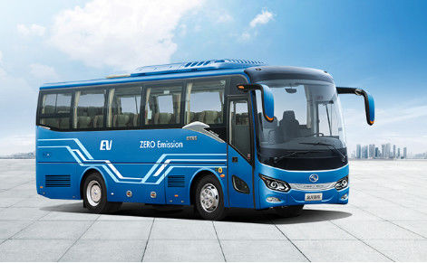 210.56Kwh รถบัส King Long Travel Coach มีระยะทาง 300KM 40 คน