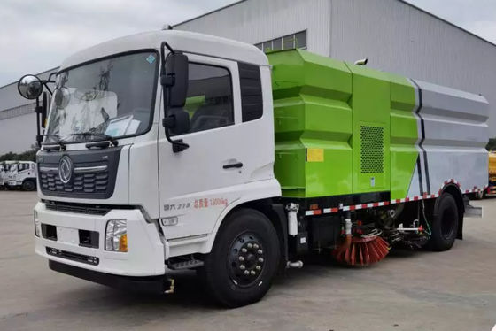 169kw 230hp Road Sweeper Truk Kendaraan Diesel Tipe 12CBM