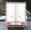 Camión de contenedores eléctricos de carga EV 85kw 230KM con caja refrigerada