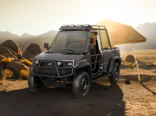 ऑफरोड ऑल इलेक्ट्रिक पिकअप छोटे 4WD ट्रक 76.8V 10.5KW लाइट ड्यूटी