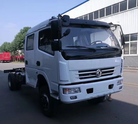 85KM/h Diesel Light Weight Truck 4x4 Double Row Fence Cargo Truck