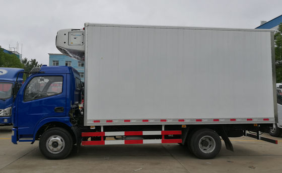 Dongfeng Diesel Freezer Cargo Container Truck 8T Untuk Pengiriman Obat