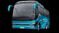 40 Seater King Long Travel Coach Bus CCC / VCA Sertifikat Untuk Bandara