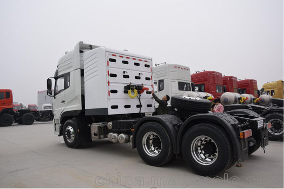 تراکتور گاز طبیعی (CNG) و تریلر RHD 25000kg