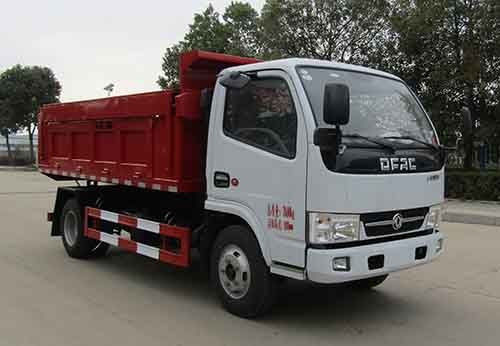 Euro V Trash Trash Dump Truck Front Loader 81kw 110hp