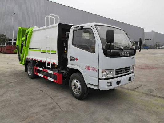 Diesel Truk Penghilang Sampah Compactor Barrel Dipasang 110km / h