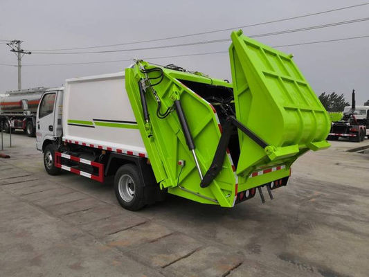 Diesel Garbage Disposal Truck Compactor Barrel Mounted 110km/h