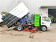 DONGFENG D6 afvalverwijderende vrachtwagen wegveegmachine vrachtwagen 130 pk dieselbrandstofmotor