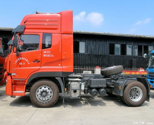 Komersial CNG Semi Truk Trailer Diesel 315hp 18T Euro 4 Standar