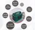 Fast Charging Portable Lithium Generator Battery 1000w 1200w OEM